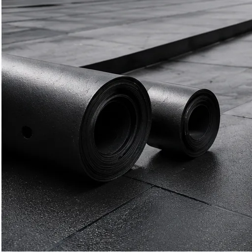 Plat dak met bitumen dakbedekking