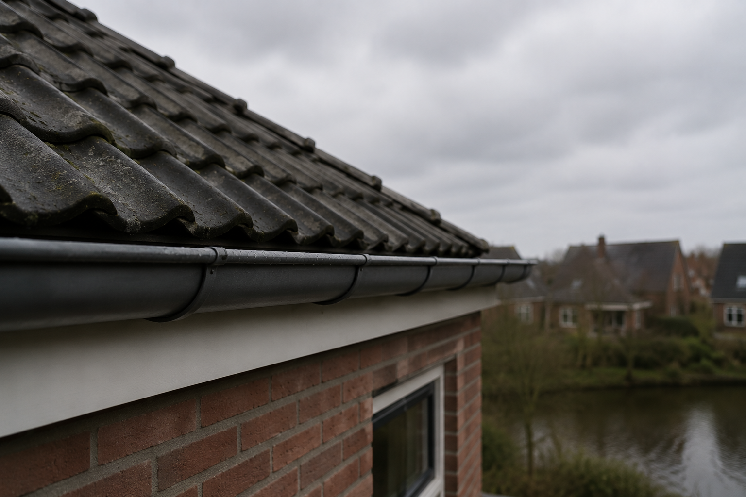 Dakgoot vakkundig vervangen door Veenstra